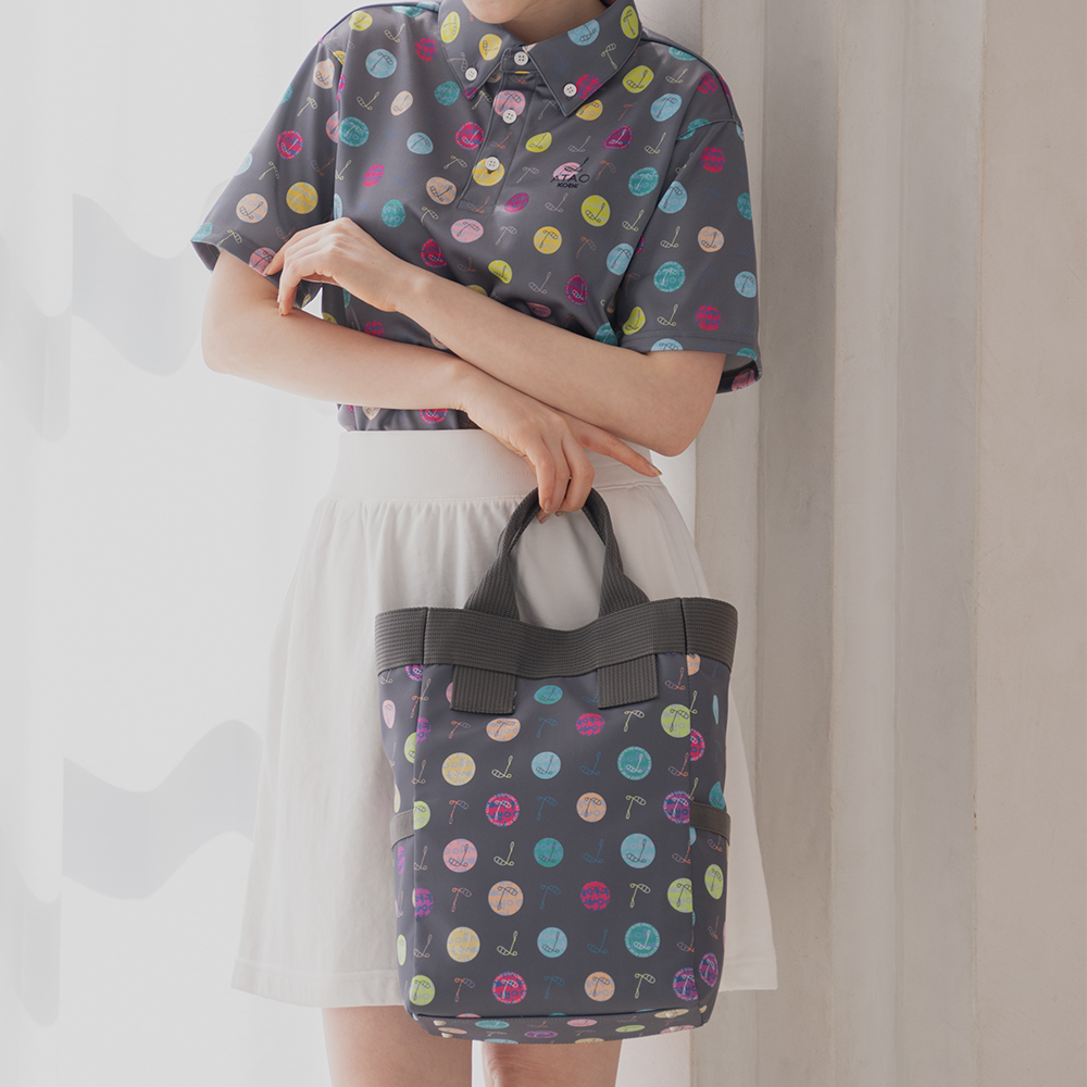 シューズケース(ハーモニードットライン)/トゥルーグレー