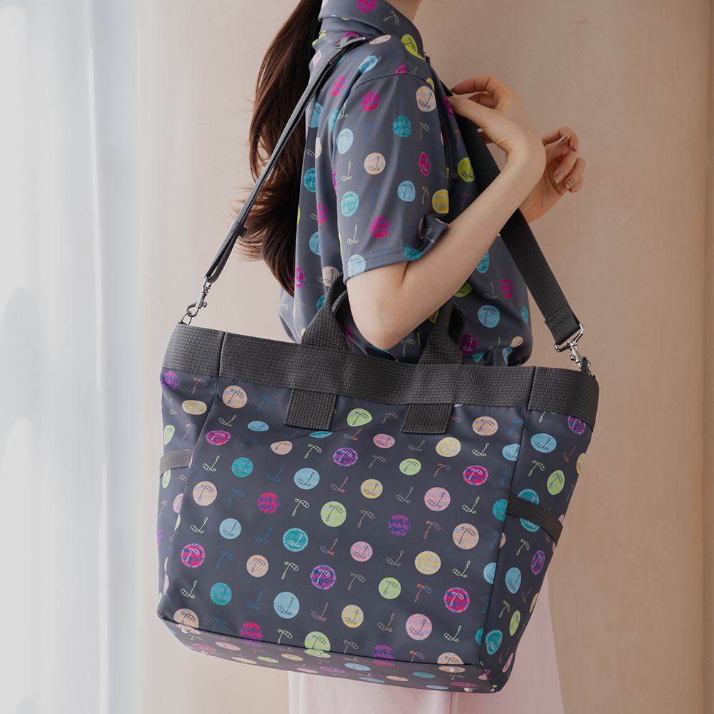 ロッカートート(ハーモニードットライン)／トゥルーグレー