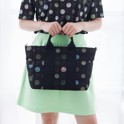 カートトート(ハーモニードットライン)／ブラック