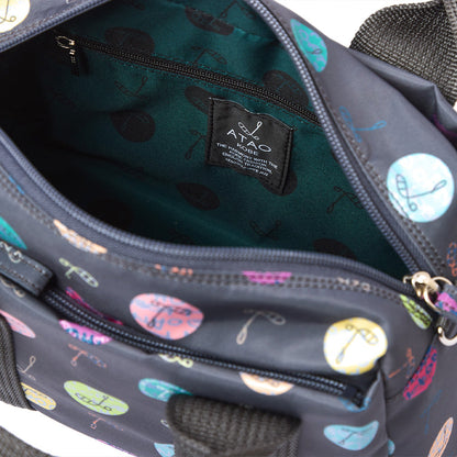 ミニボストン(ハーモニードット)／トゥルーグレー