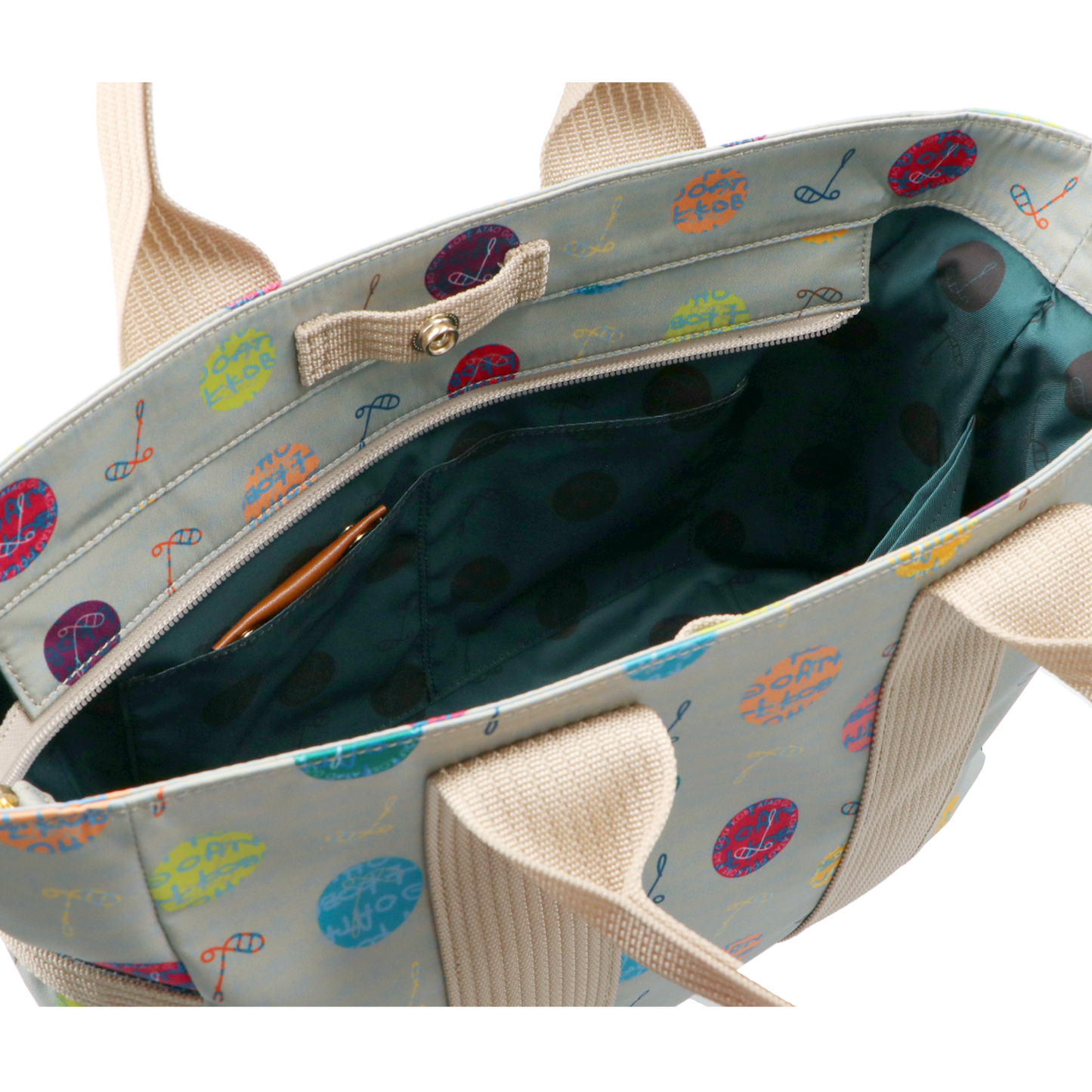 カートトート(ハーモニードットライン)／ブラック