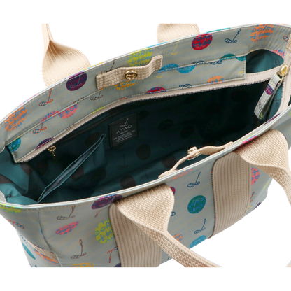 カートトート(ハーモニードットライン)／ブラック