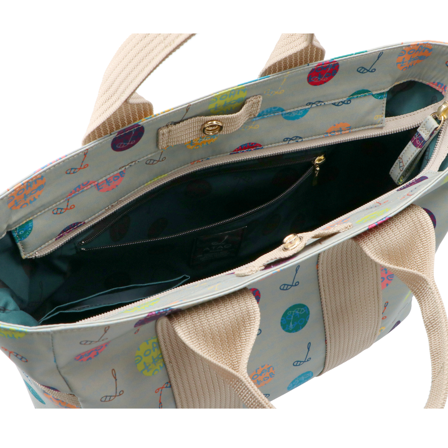 カートトート(ハーモニードットライン)／ブラック