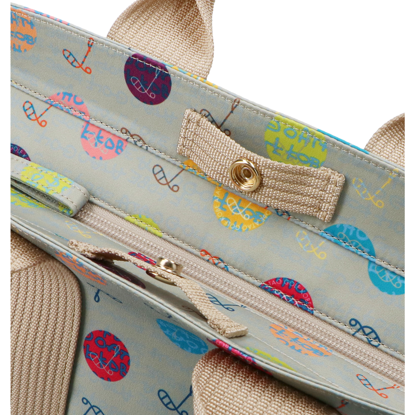 カートトート(ハーモニードットライン)／ブラック