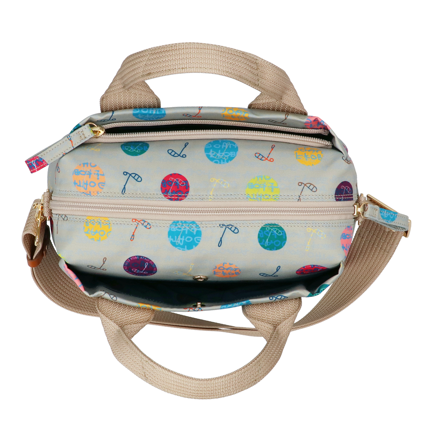 ミニボストン(ハーモニードット)／ブラック