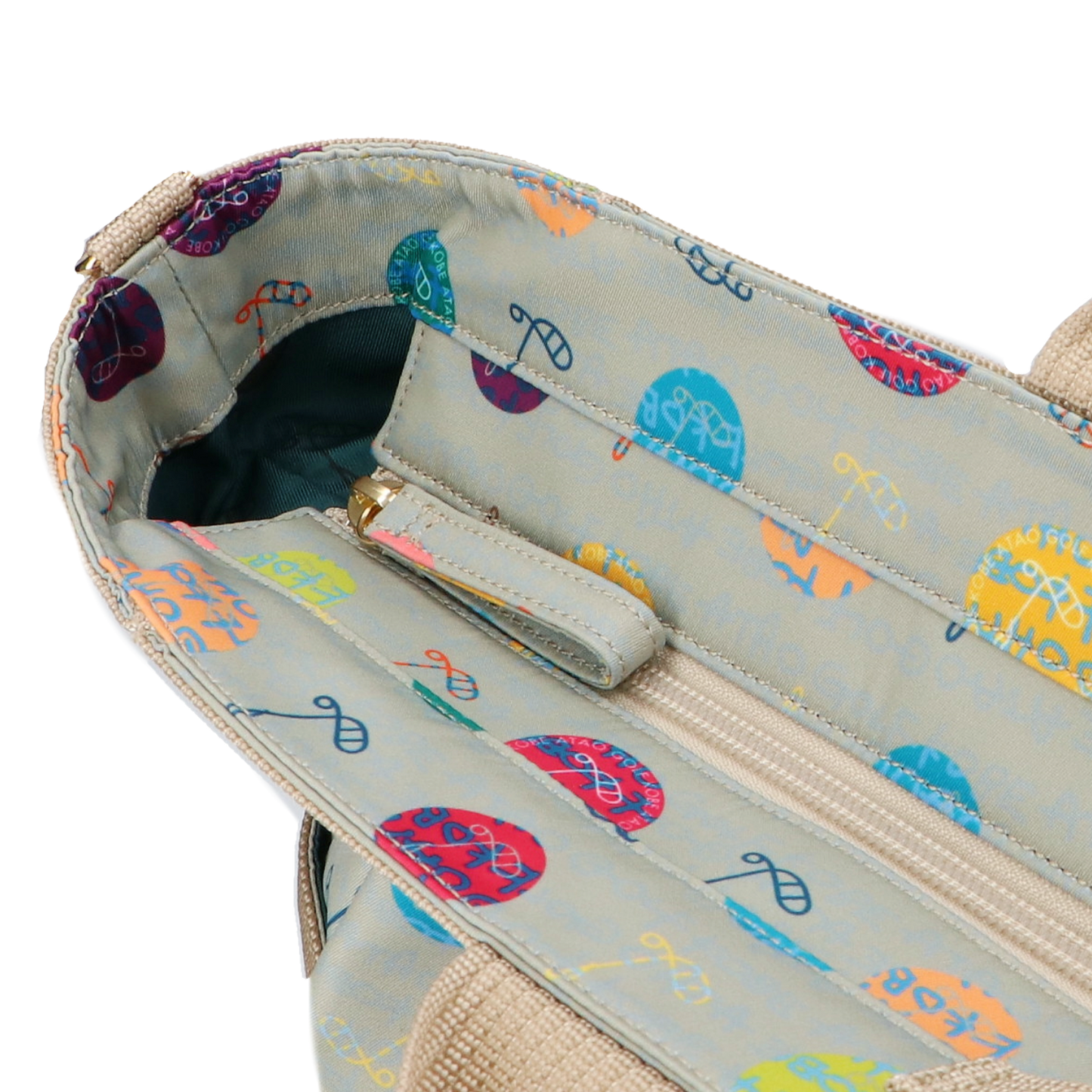 ロッカートート(ハーモニードットライン)／ブラック