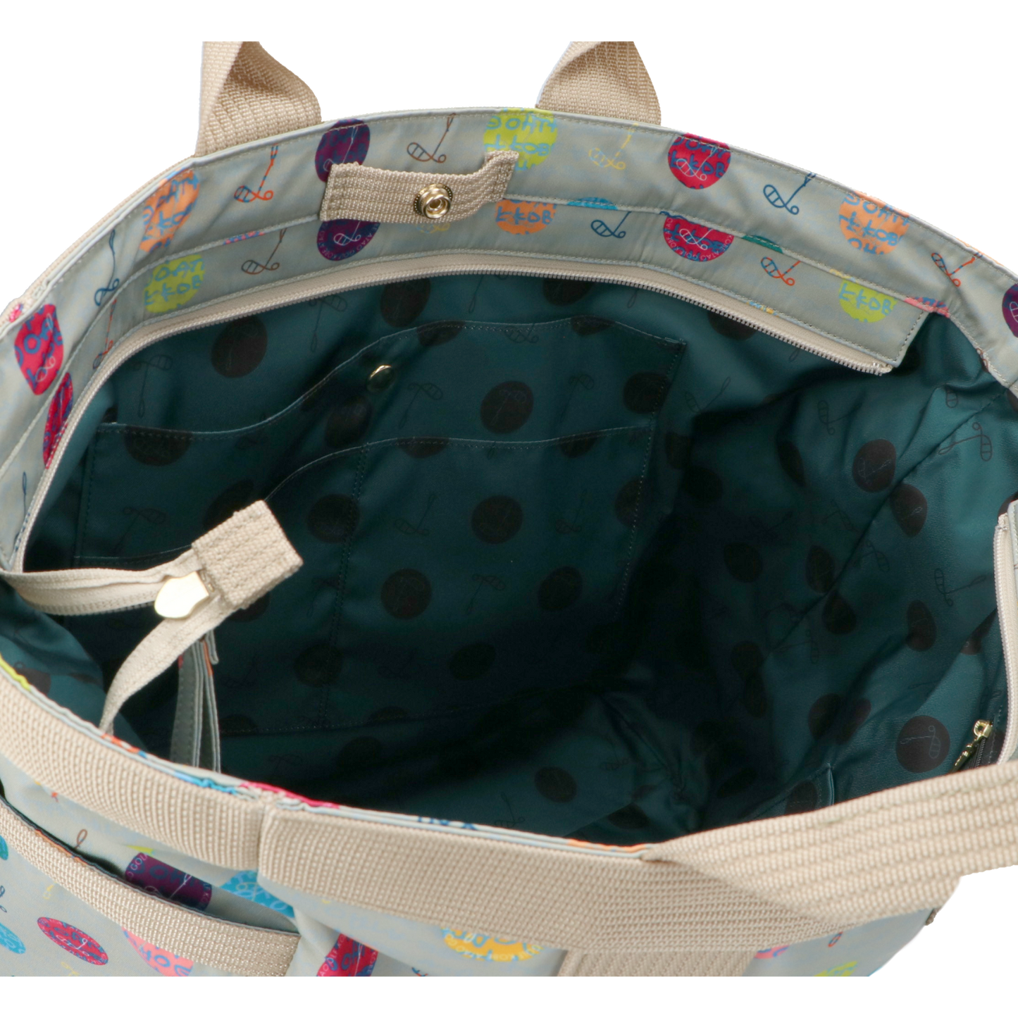 ロッカートート(ハーモニードットライン)／ブラック